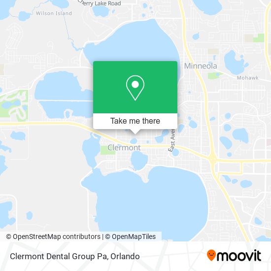 Clermont Dental Group Pa map