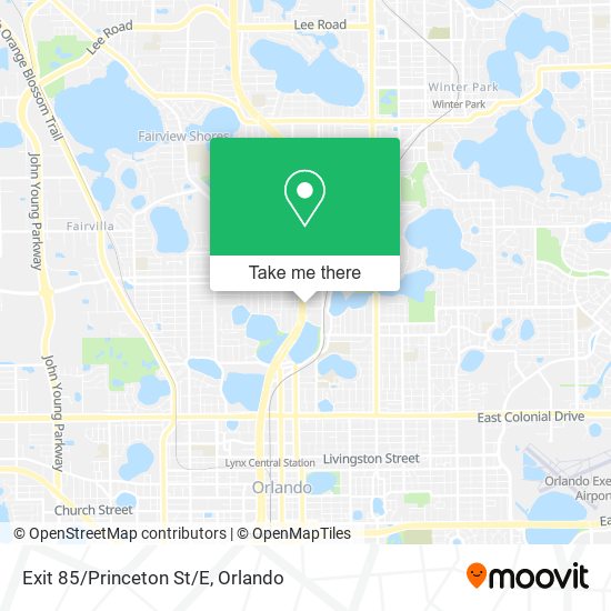Mapa de Exit 85/Princeton St/E