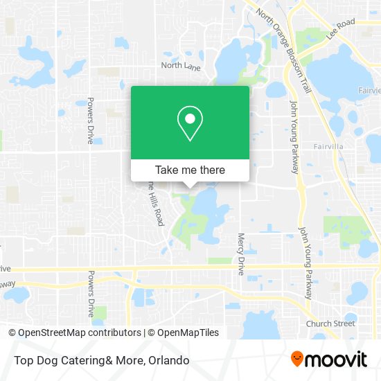 Top Dog Catering& More map