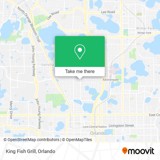 King Fish Grill map