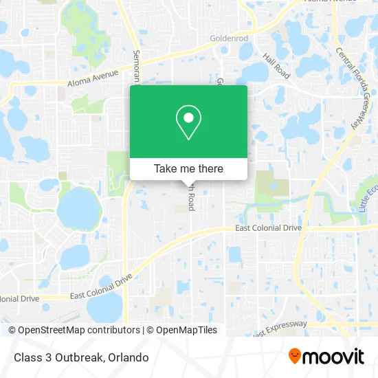 Class 3 Outbreak map