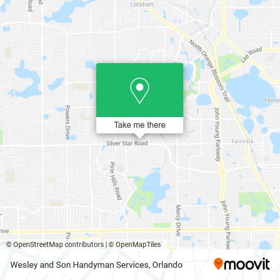 Wesley and Son Handyman Services map