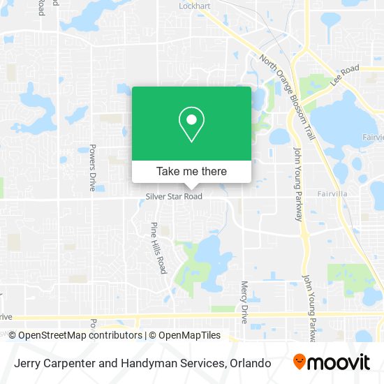 Mapa de Jerry Carpenter and Handyman Services