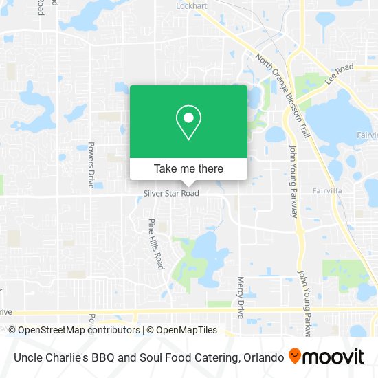 Mapa de Uncle Charlie's BBQ and Soul Food Catering