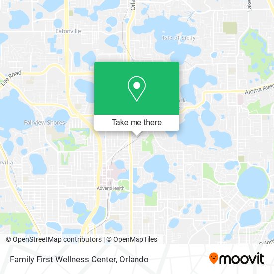 Mapa de Family First Wellness Center