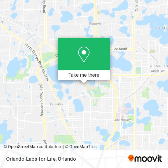 Mapa de Orlando-Laps-for-Life