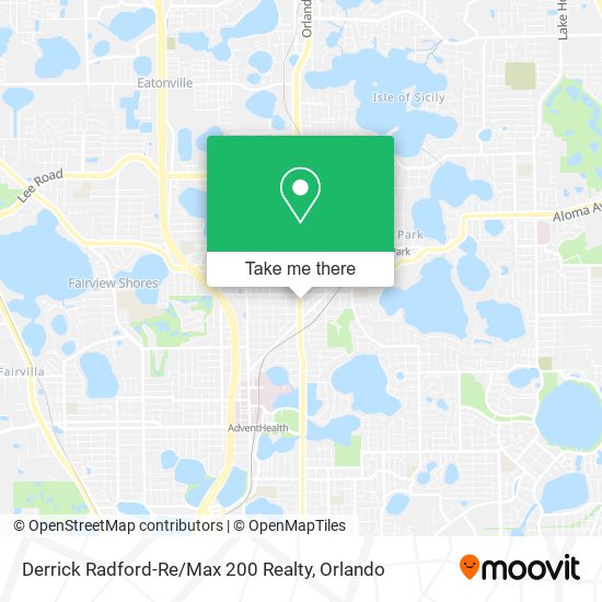 Derrick Radford-Re / Max 200 Realty map
