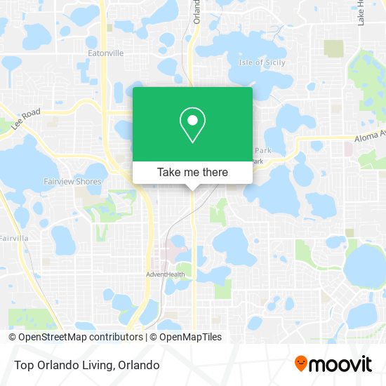 Mapa de Top Orlando Living