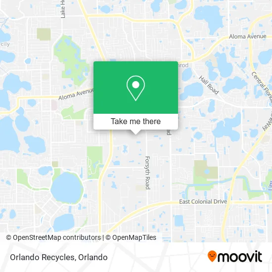Orlando Recycles map