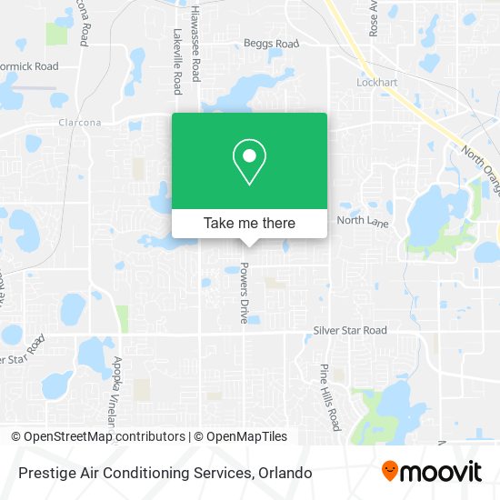 Prestige Air Conditioning Services map