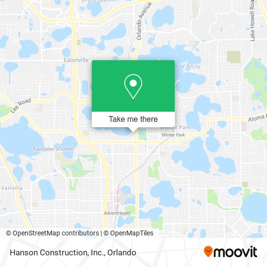Hanson Construction, Inc. map