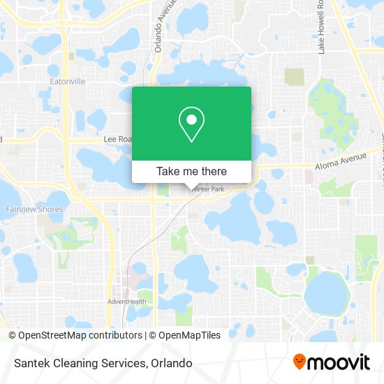 Santek Cleaning Services map