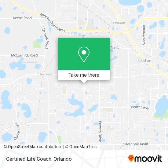 Certified Life Coach map