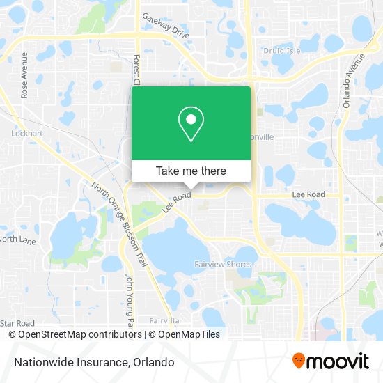 Nationwide Insurance map