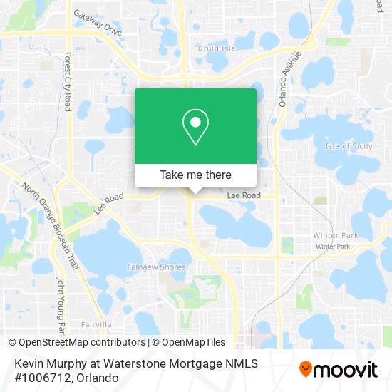 Kevin Murphy at Waterstone Mortgage NMLS #1006712 map