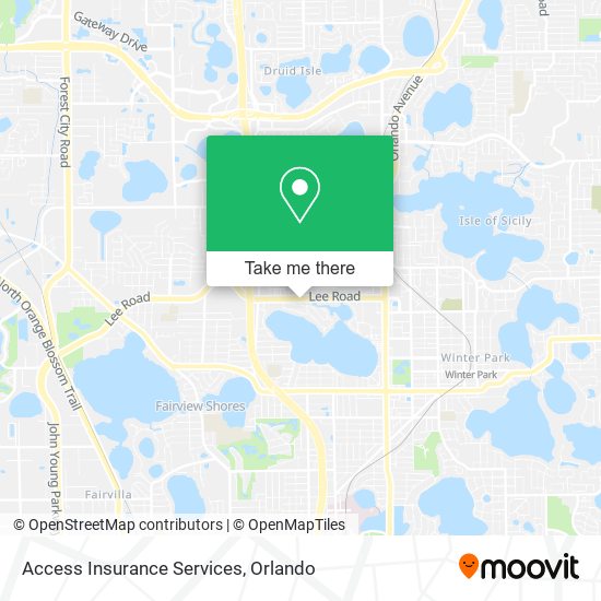 Access Insurance Services map