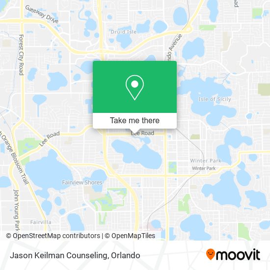 Jason Keilman Counseling map