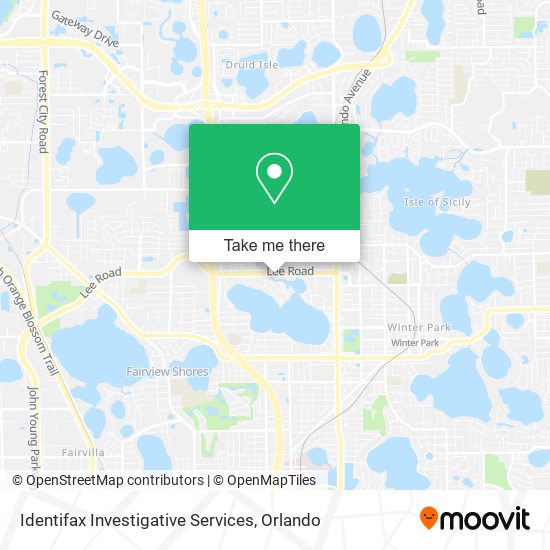 Identifax Investigative Services map