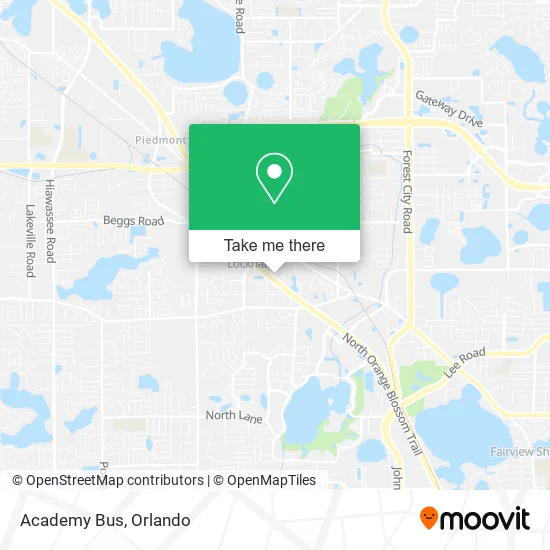 Academy Bus map