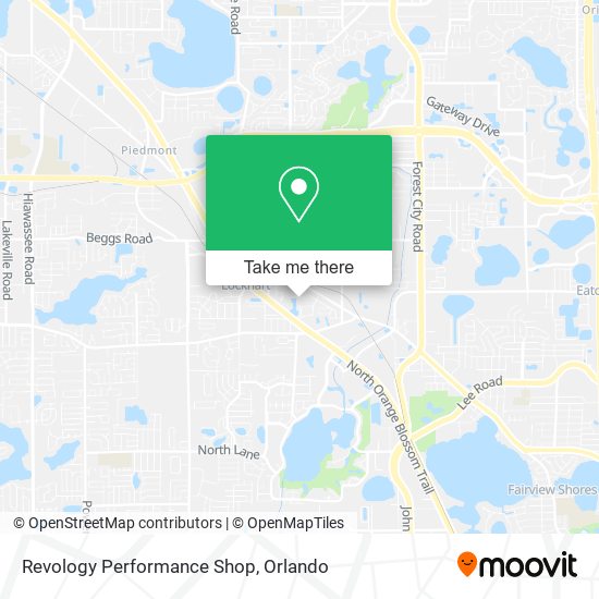 Revology Performance Shop map