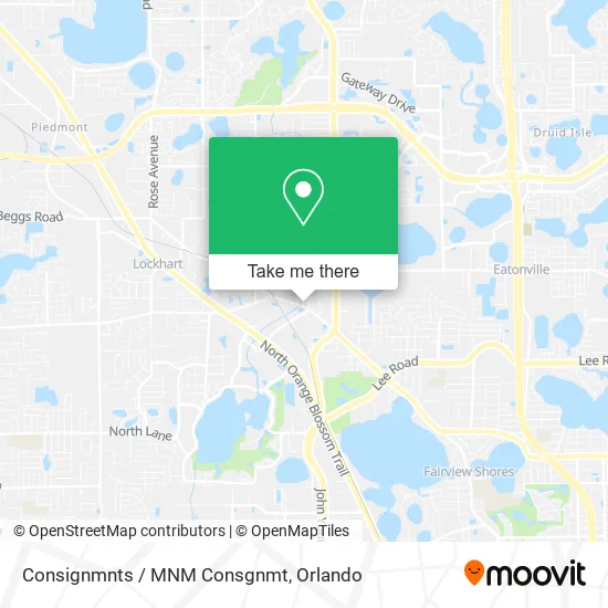 Mapa de Consignmnts / MNM Consgnmt
