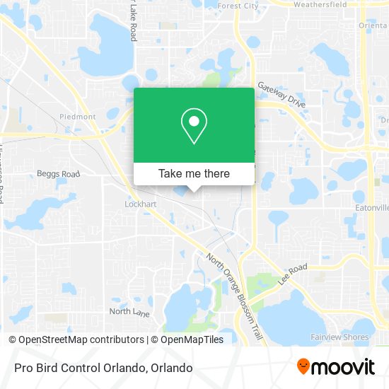 Mapa de Pro Bird Control Orlando