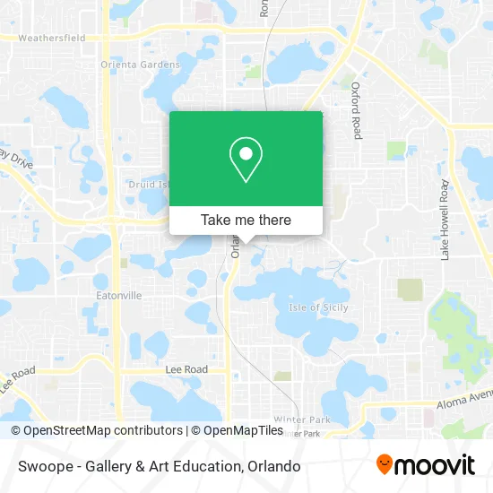 Mapa de Swoope - Gallery & Art Education