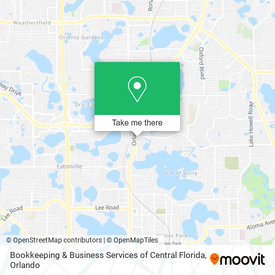 Bookkeeping & Business Services of Central Florida map