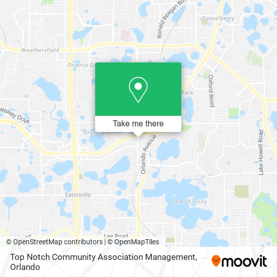 Top Notch Community Association Management map