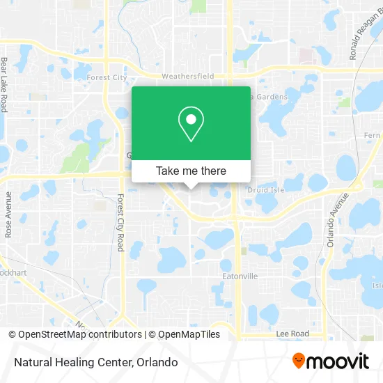 Mapa de Natural Healing Center