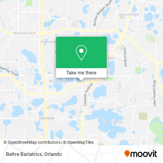 Beltre Bariatrics map