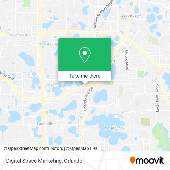 Digital Space Marketing map