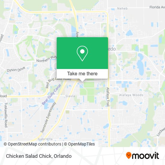 Chicken Salad Chick map