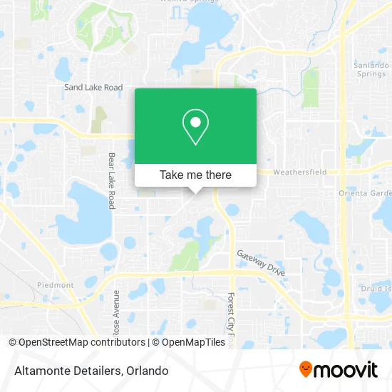 Mapa de Altamonte Detailers