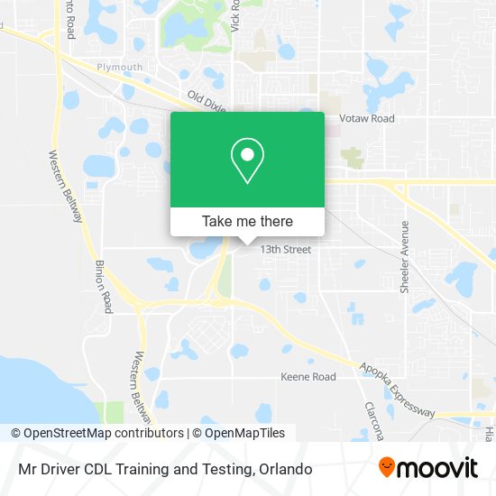 Mapa de Mr Driver CDL Training and Testing