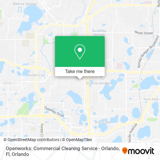 Openworks: Commercial Cleaning Service - Orlando, Fl map