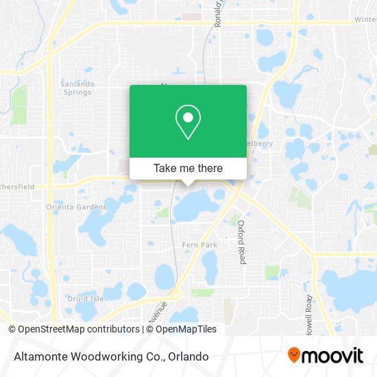 Mapa de Altamonte Woodworking Co.