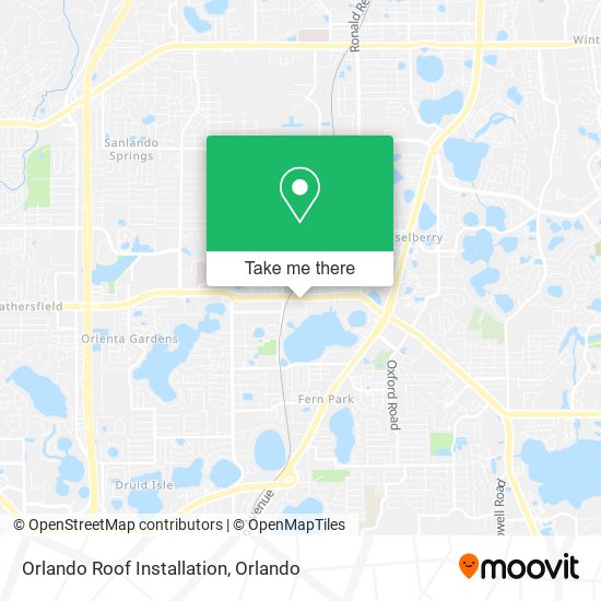 Mapa de Orlando Roof Installation