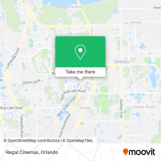 Regal Cinemas map