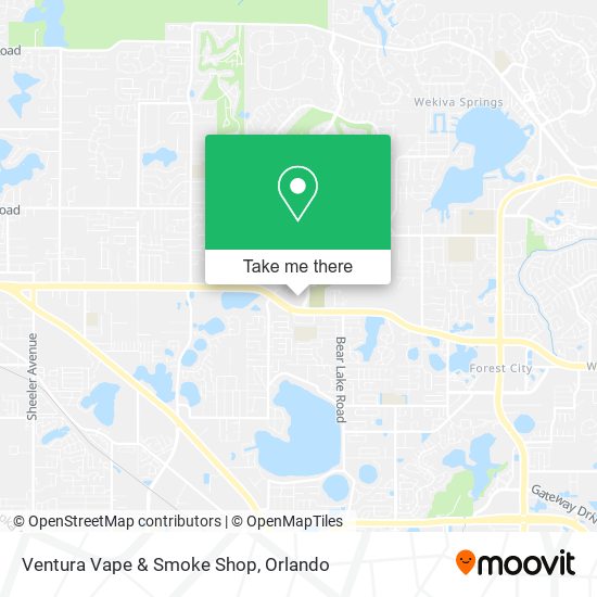 Mapa de Ventura Vape & Smoke Shop
