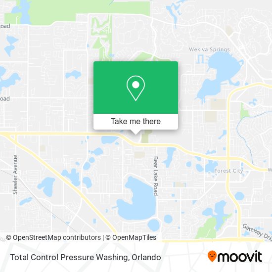 Total Control Pressure Washing map