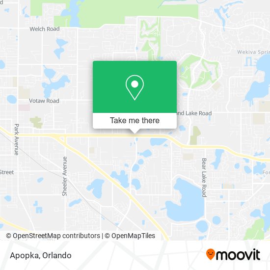 Apopka map