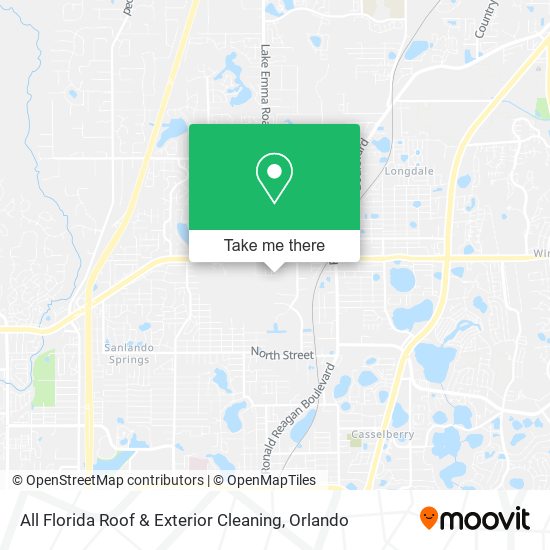 Mapa de All Florida Roof & Exterior Cleaning