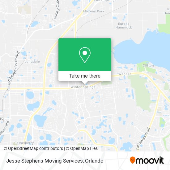 Jesse Stephens Moving Services map