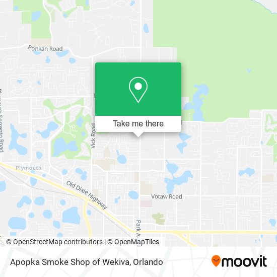 Mapa de Apopka Smoke Shop of Wekiva