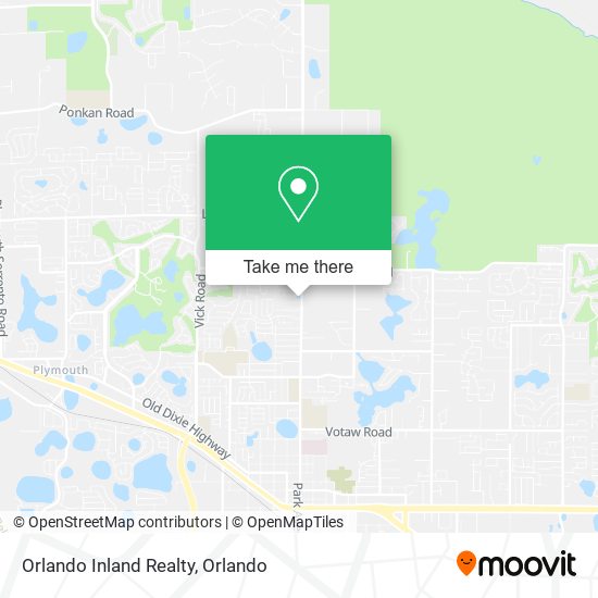 Mapa de Orlando Inland Realty