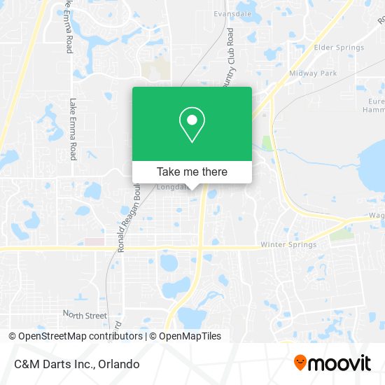 C&M Darts Inc. map