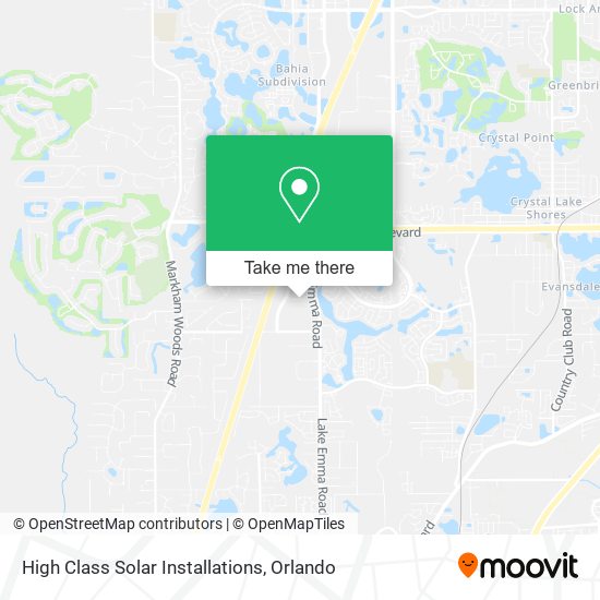 Mapa de High Class Solar Installations