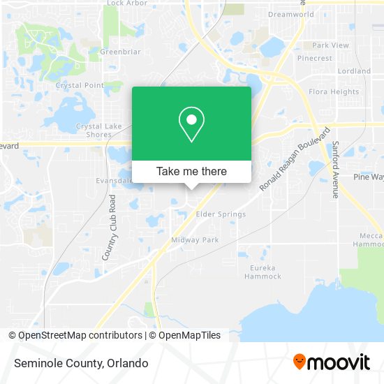 Mapa de Seminole County