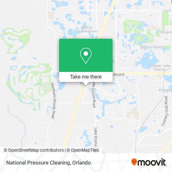 National Pressure Cleaning map